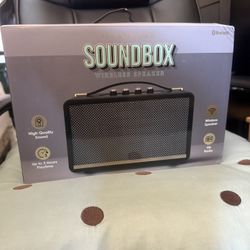 Bluetooth Retro Speaker- New And Sealed