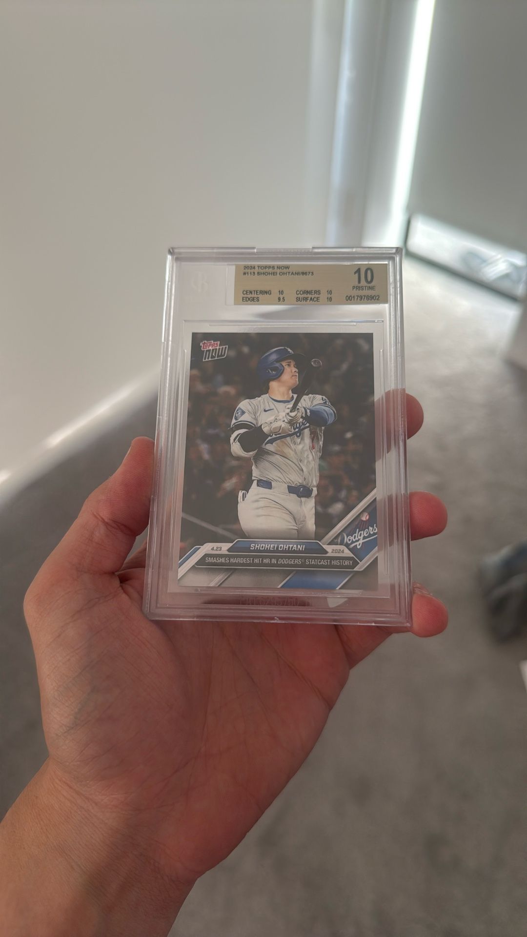 2024 Topps Now Shohei Ohtani #113 BGS 10 Pristine