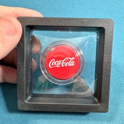 Hand Poured And Fractional Coca Cola silver Botlecap