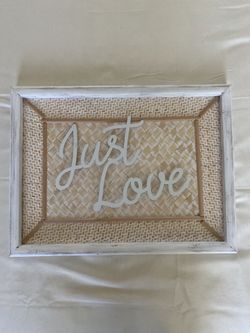 Just Love Wall Sign