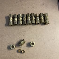 Union Fittings 3/8 Hose Size New