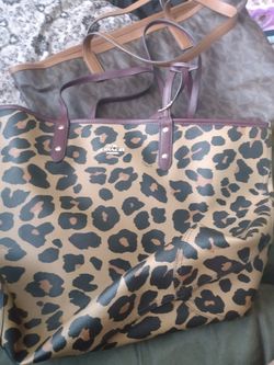 Coach purse real Reversible