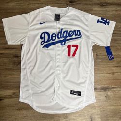 Dodgers Ohtani White Stitched Jersey (small To 3XL) 