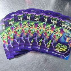 Disney Lorcana - Attack of the Vine Booster Sleeves
