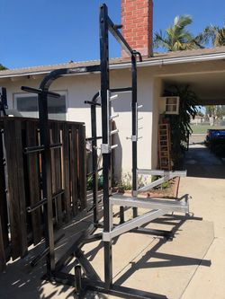 8 foot tall power rack with pull up bar