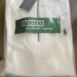 White Ralph Lauren Quarter zip 