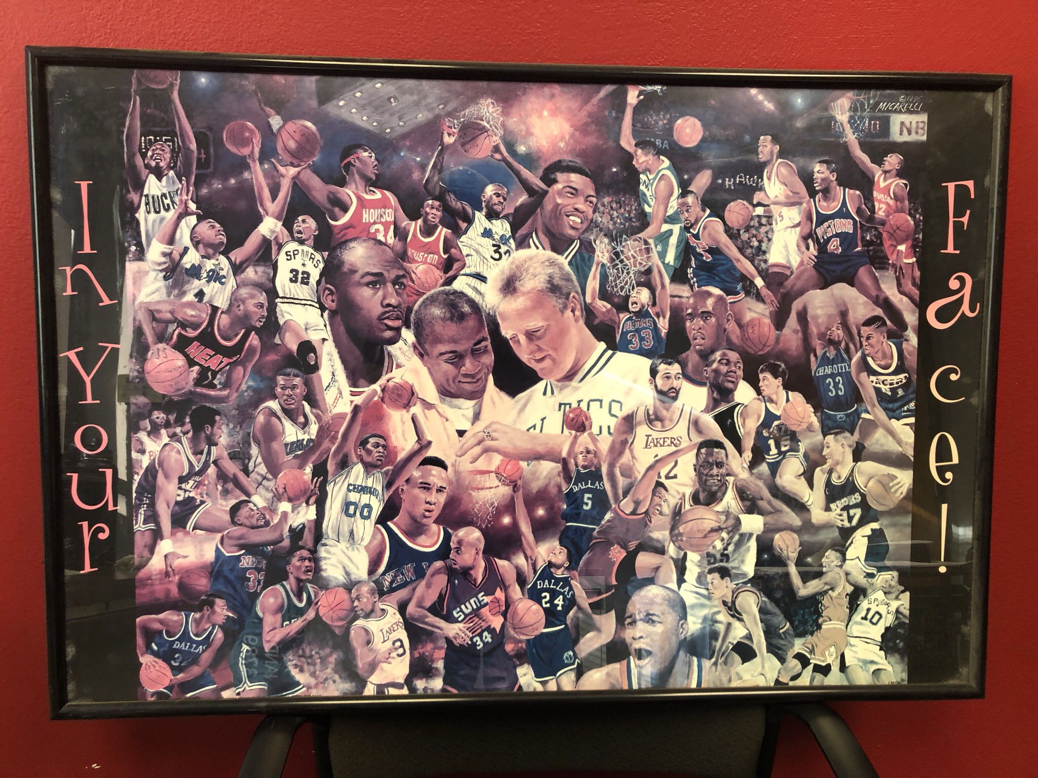 NBA Greats Framed Picture 