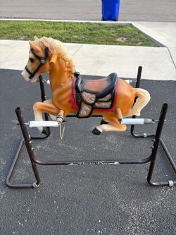 Flexible flyer rocking horse