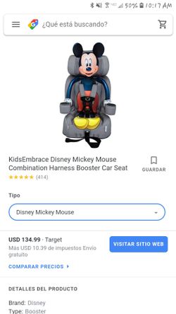 Mickey mouse car seat
