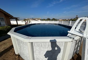 Above ground Pools Have Several Left In Stock On Sale Now. 