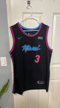 Dwyane Wade Miami Heat Vice Nights Nike Swingman Jersey Size 50 (Large)