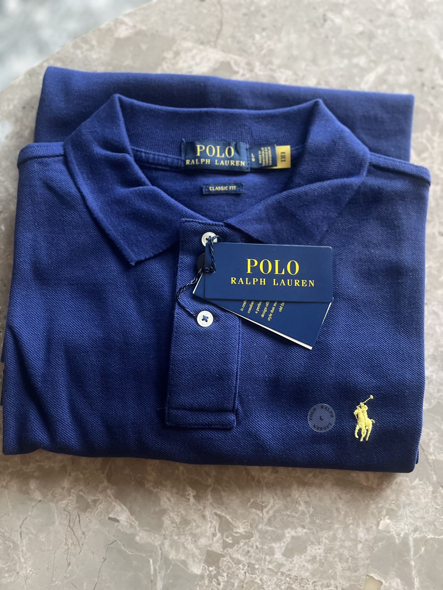 Polo Ralph Lauren Blue Short Sleeve Polo Shirt.