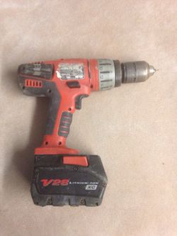 Milwaukee 28v lithium hammer drill