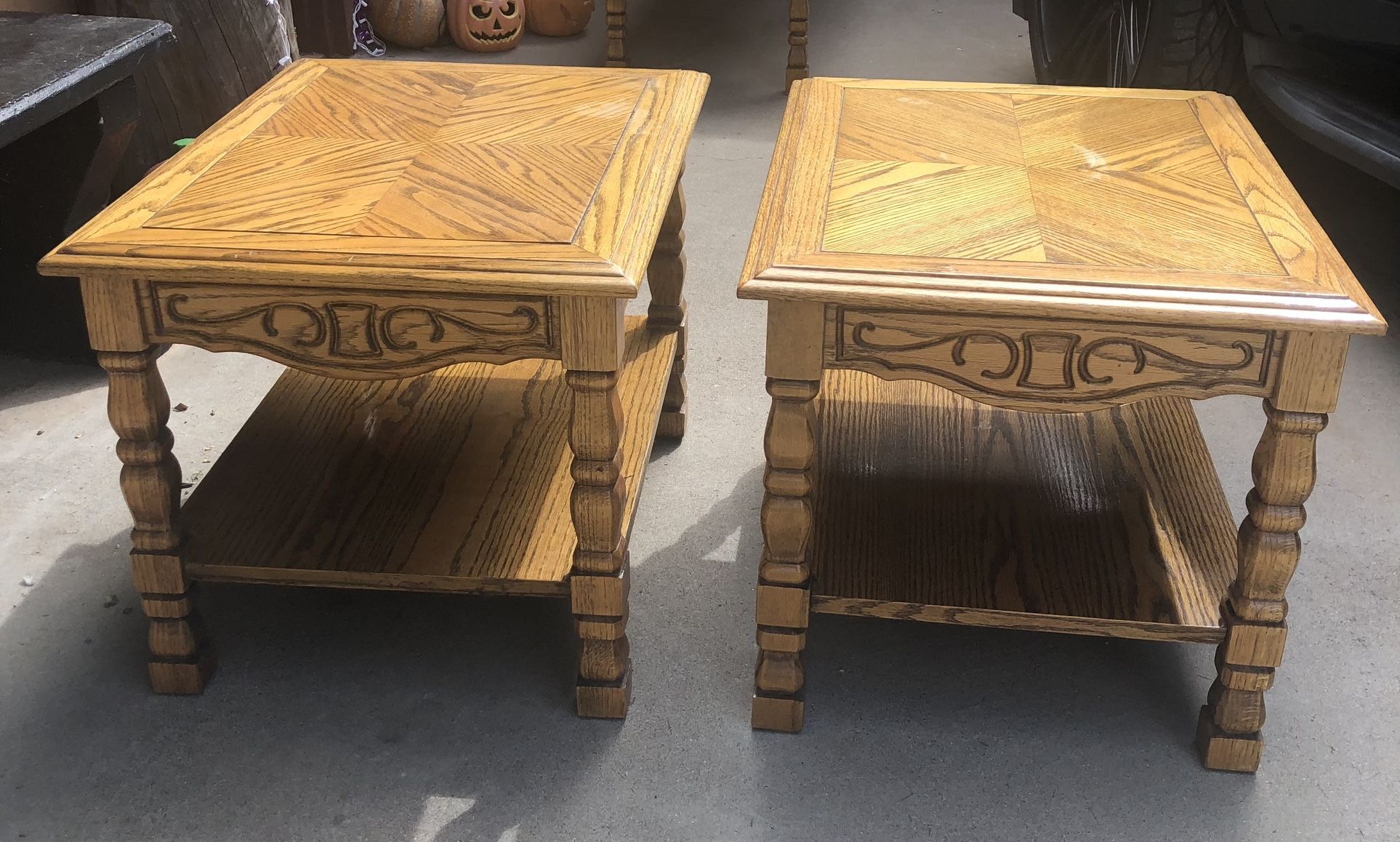 Coffee Table And 2 End Tables