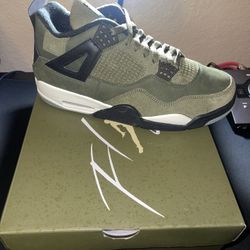 Jordan 4 SE Retro Craft Olive Sz 10 Ds 