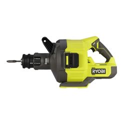 RYOBI
ONE+ 18V Cordless Drain Auger with 35 ft Cable, LED Light, Auto Feed/Retract, Cable Lock