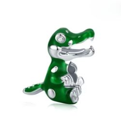 NEW Crocodile Peter Pan Charm.  Bundle to save on shipping costs!  Please check out my other charms & other numerous items listed.  From a clean and s