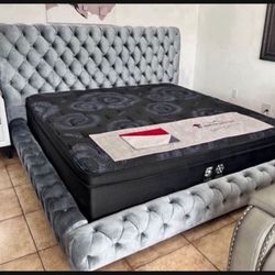 NEW QUEEN AND KING SIZE DREAM BED WITH PROMOTIONAL MATTRESS 