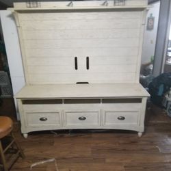Farmhouse Style Entertainment Center 