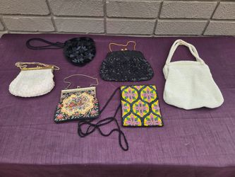 Vintage beaded women's bags