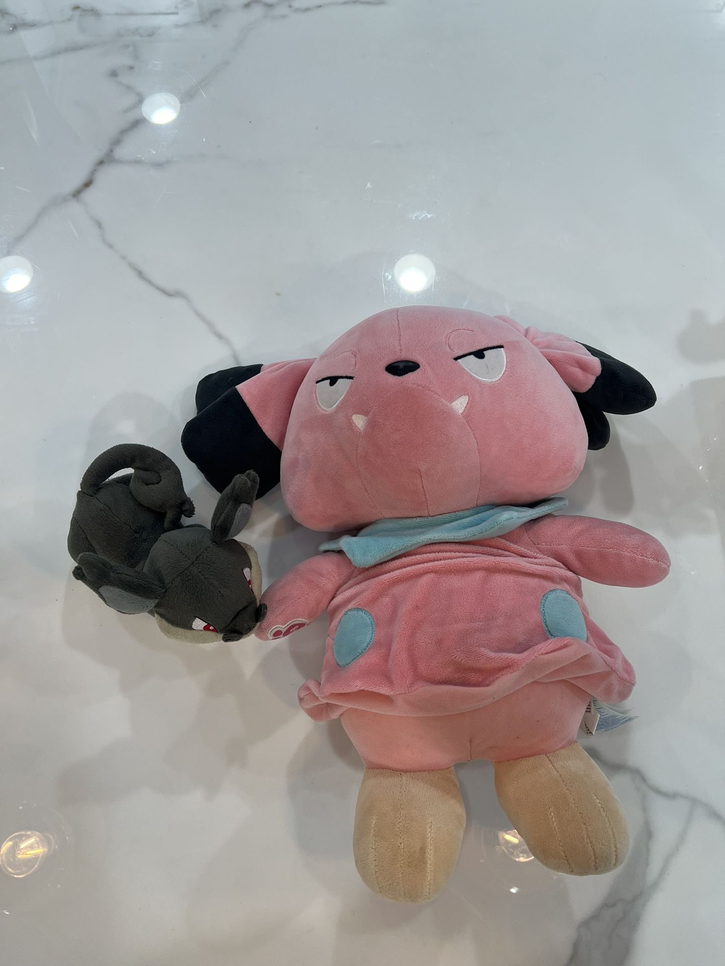 Pokémon Plush Snubbull And Rattata Doll Bundle