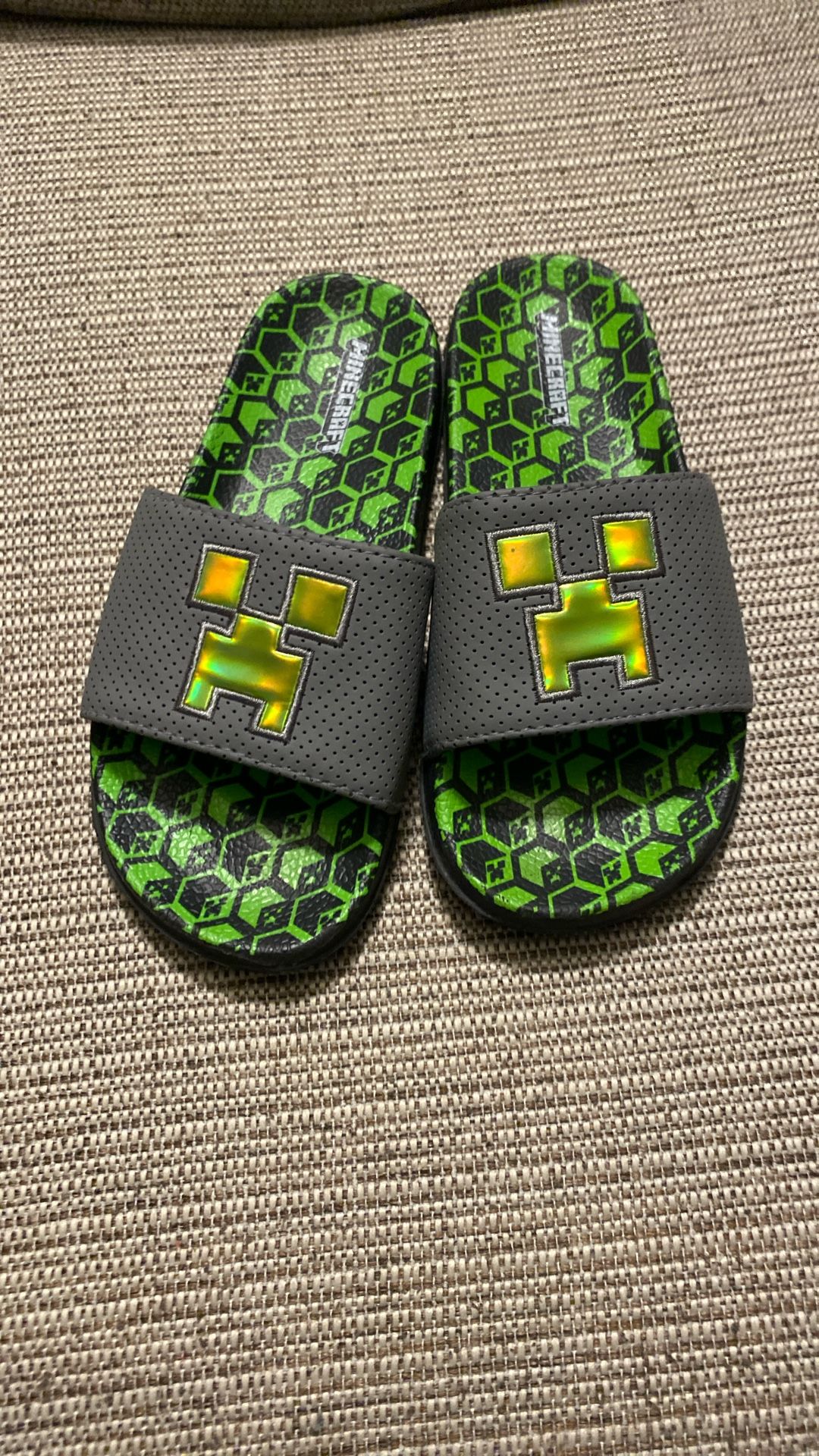 Like New Minecraft Slippers