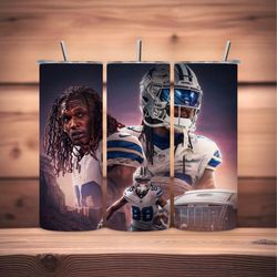 20oz Cowboys Tumbler Stainless Steel 