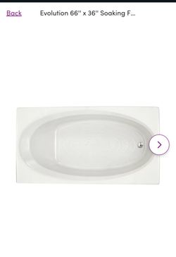 American Standard  Evolution Oval Bathtub White
