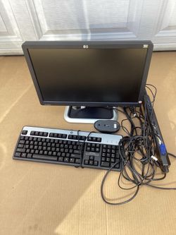 HP Monitor, Keyboard and mouse set