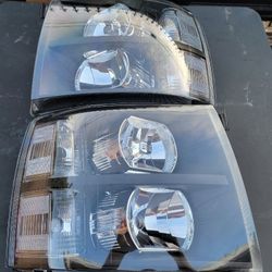 07-13 Chevrolet Silverado Headlights Luces Micas Calaveras Faros Faroles Focos Chevy