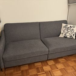 Grey Couch / Sleeper Sofa / Sofa Bed