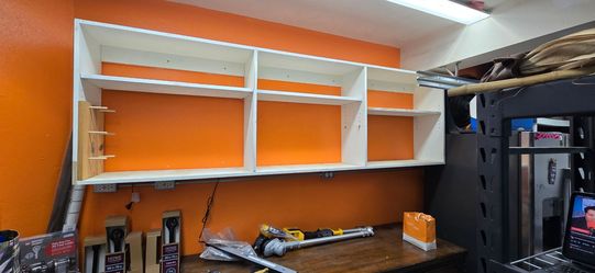 Garage wall shelve