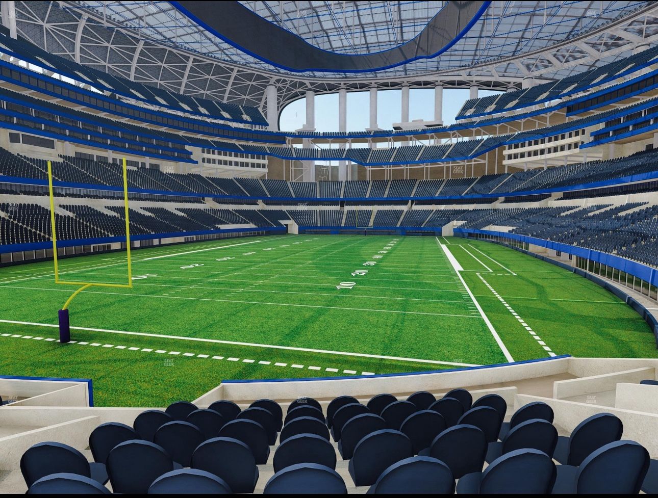 RAMS LOS ANGELES FOOTBALL TICKETS SECTION 123