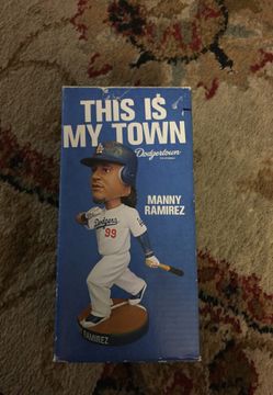 LOS ANGELES DODGERS MANNY RAMIREZ BOBBLEHEAD