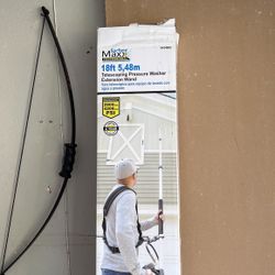 18 Ft. Telescoping Pressure Washer Wand 