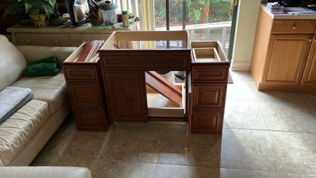 30x21 Vanity sink Base And 2 X 12 Inch Drawers Brand New