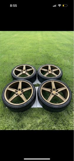 20” Verde Bronze Wheels with Tires – Clean Setup!