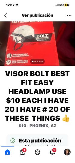 VISOR BOLT I have 20 of these things