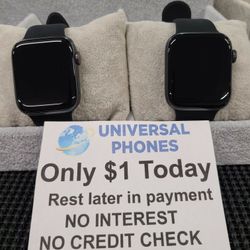 APPLE WATCH SERIES 4 40MM UNLOCKED NEW IN BOX $1 DOWN TODAY REST IN PAYMENTS.NO CREDIT CHECK 