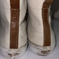 Leather Unisex Vans Women’s Size 9 M Size 7.5 