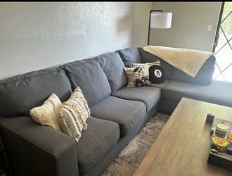 Ashley furniture couch gray