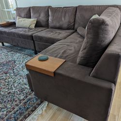 Modern Custom Built Sectional Sofa Set