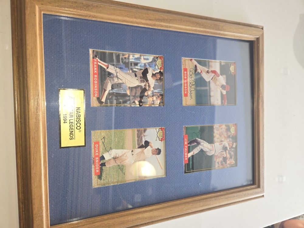 Baseball Cards of Ledgends (Signed)