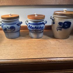 Very Old Stoneware Containers 
