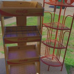 Coca Cola Wooden Shelf