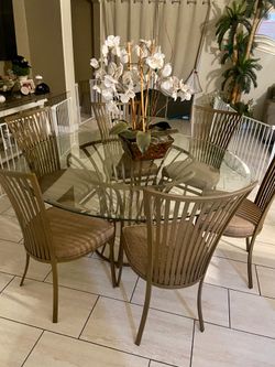 Mid Century modern Dining table 6 chairs