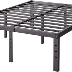 Bednowitz King Size Bed Frame, 18 Inch High Metal Bed Frame, Noise-Free Platform Bed No Box Spring Needed, 4000lbs Heavy Duty Support Mattress Foundat