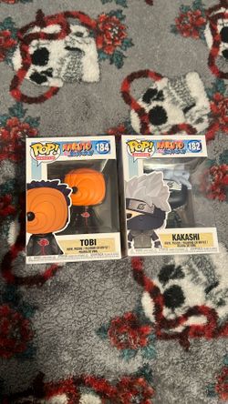 Kakashi and Tobi Funko pops