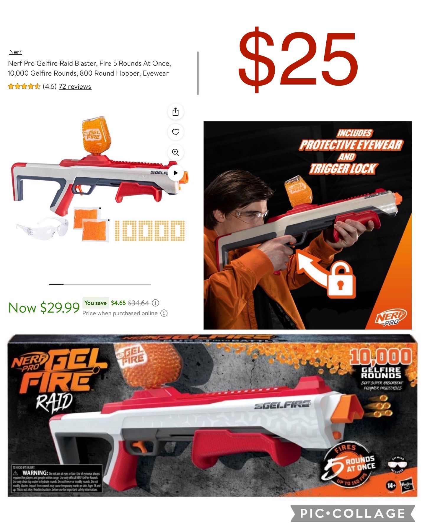 Nerf Toy Gun