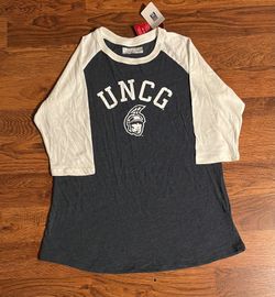 Redshirt UNCG Collegiate Raglan 3/4 Sleeve Shirt XL